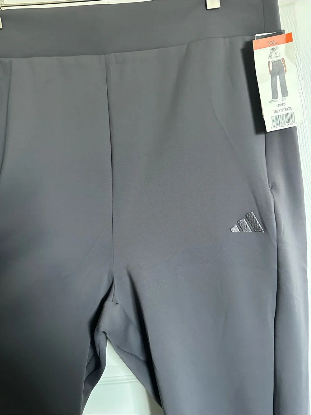 adidas Women's Wide-Leg Track Pants in gray stranda XXL - Picture 6 of 15